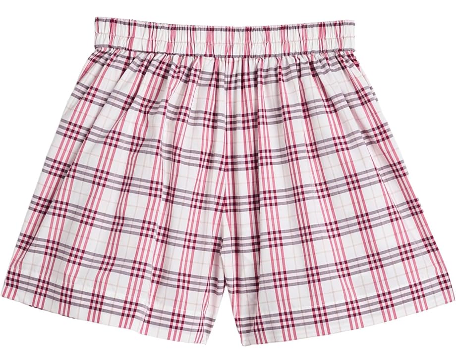 Burberry Kids Шорты Marcy с клетчатым принтом и шнурком
