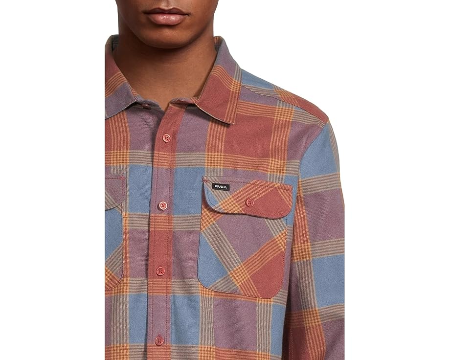 Рубашка RVCA Thatll Work Flannel Long Sleeve с длинным рукавом
