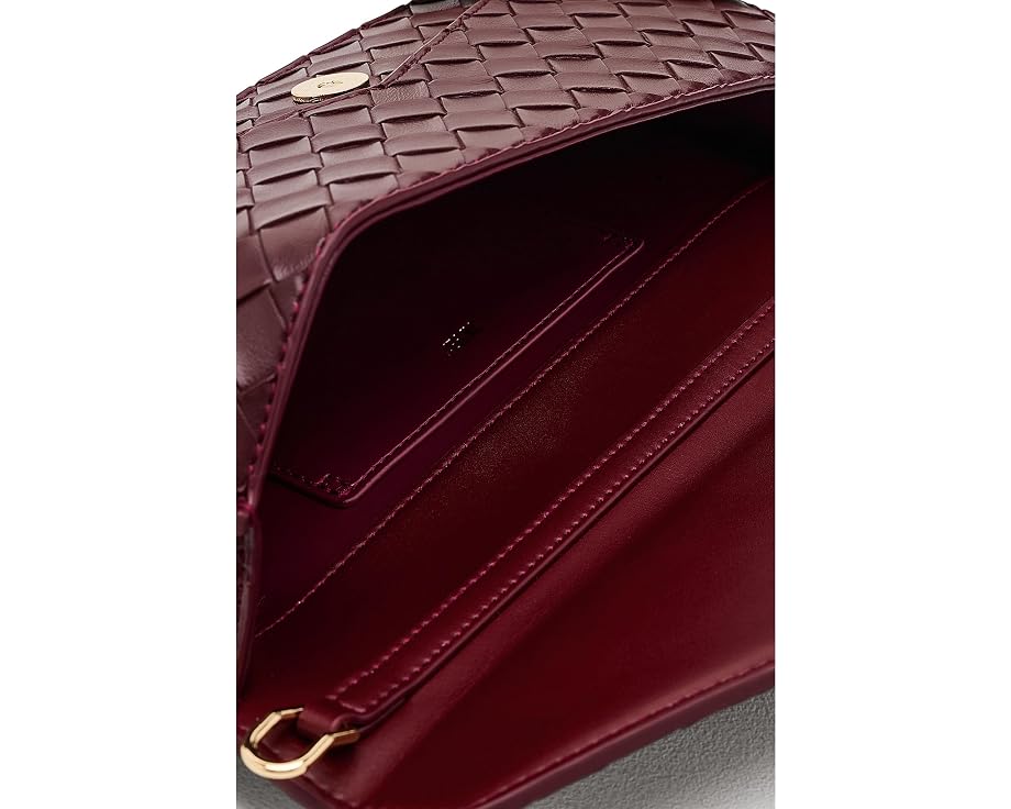 Celeste Woven Textured Envelope Top-Handle Bag