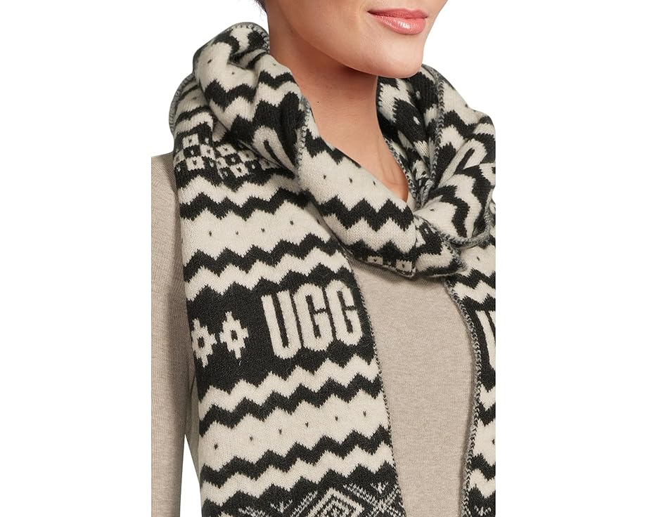 Шарф UGG Uggisle с фаир-айл узором