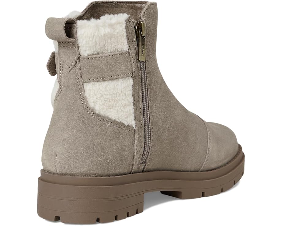 Ботинки TOMS Astrid из замши с декоративной перемычкой и защитой Scotchgard