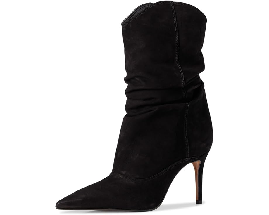 Ботинки Schutz Maryana Slouch из замши на шпильке