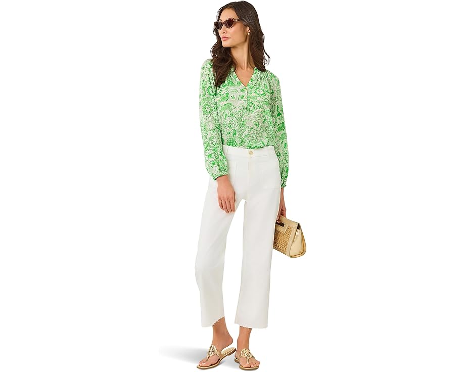 Блуза Elsa Top из шелка Lilly Pulitzer