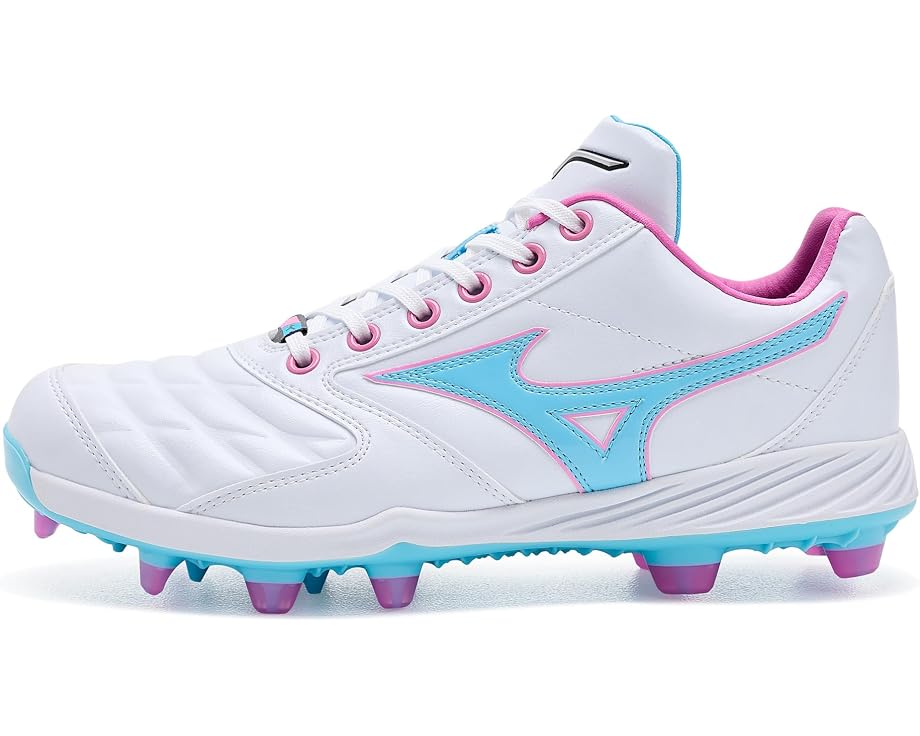 Mizuno бутсы Pro Select Fastpitch TPU белые для софтбола