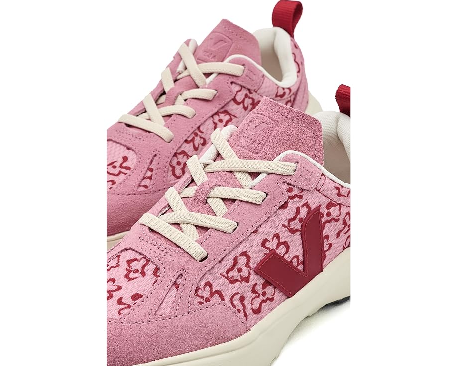 Детские кеды VEJA Small Canary X Marimekko с эластичной шнуровкой