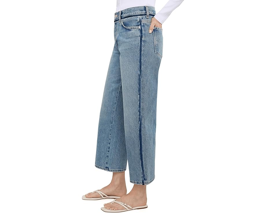 Брюки 7 For All Mankind Stovepipe Straight Ankle с завышенной талией
