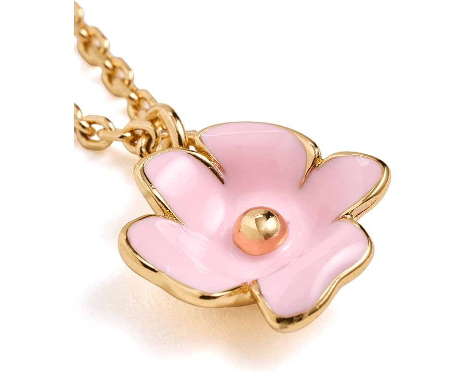 Подвеска Kate Spade New York Golden Bloom Flower из металла и перламутра