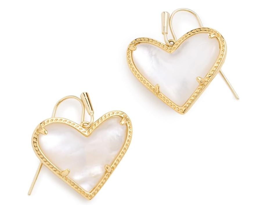 Серьги-пусеты Kendra Scott Ari Heart Statement Drop