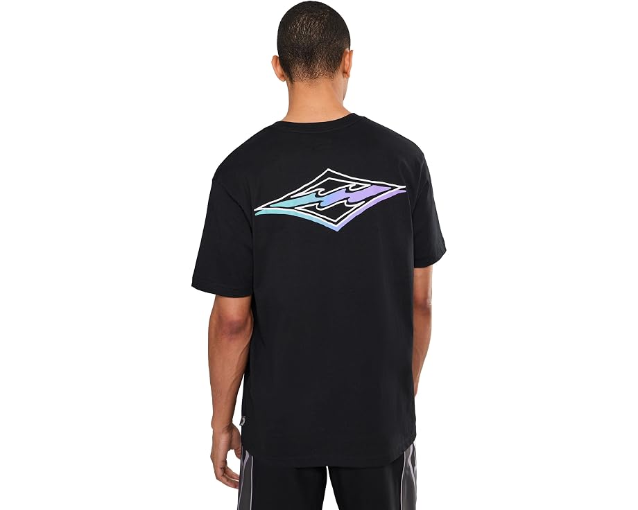 Биллабонг футболка Crayon Wave Premium Short Sleeve хлопковая