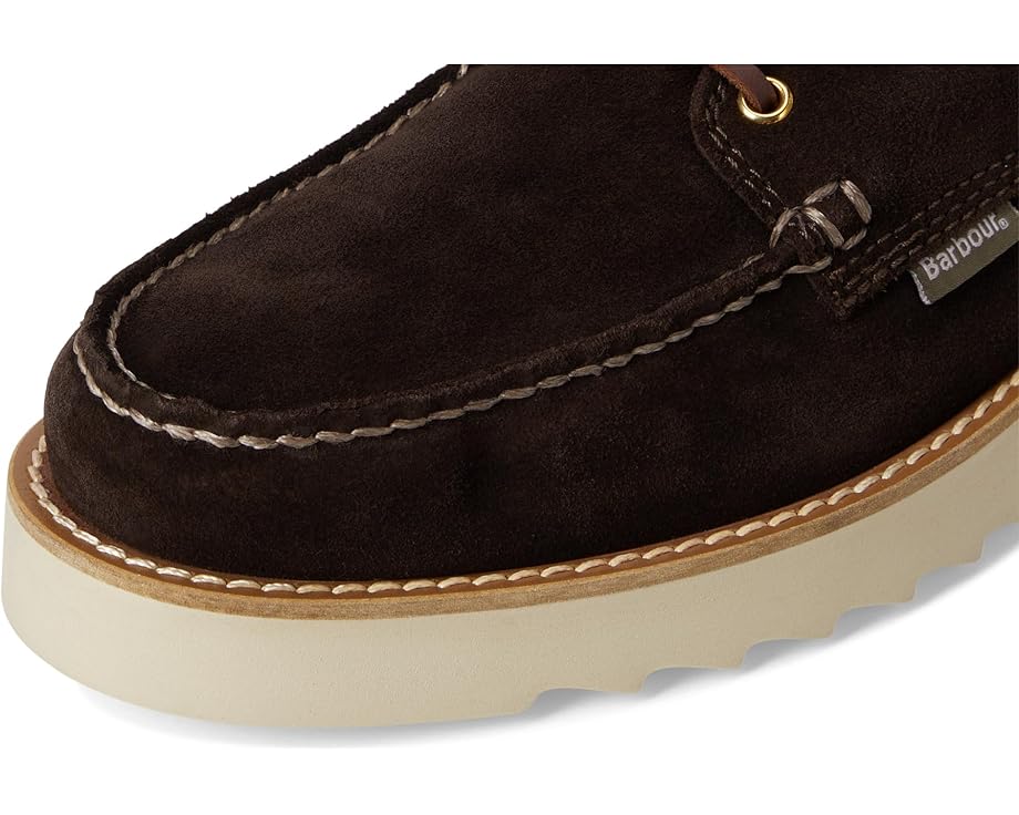 Туфли Derby Barbour Aydon из мягкой замши с клиновидной подошвой