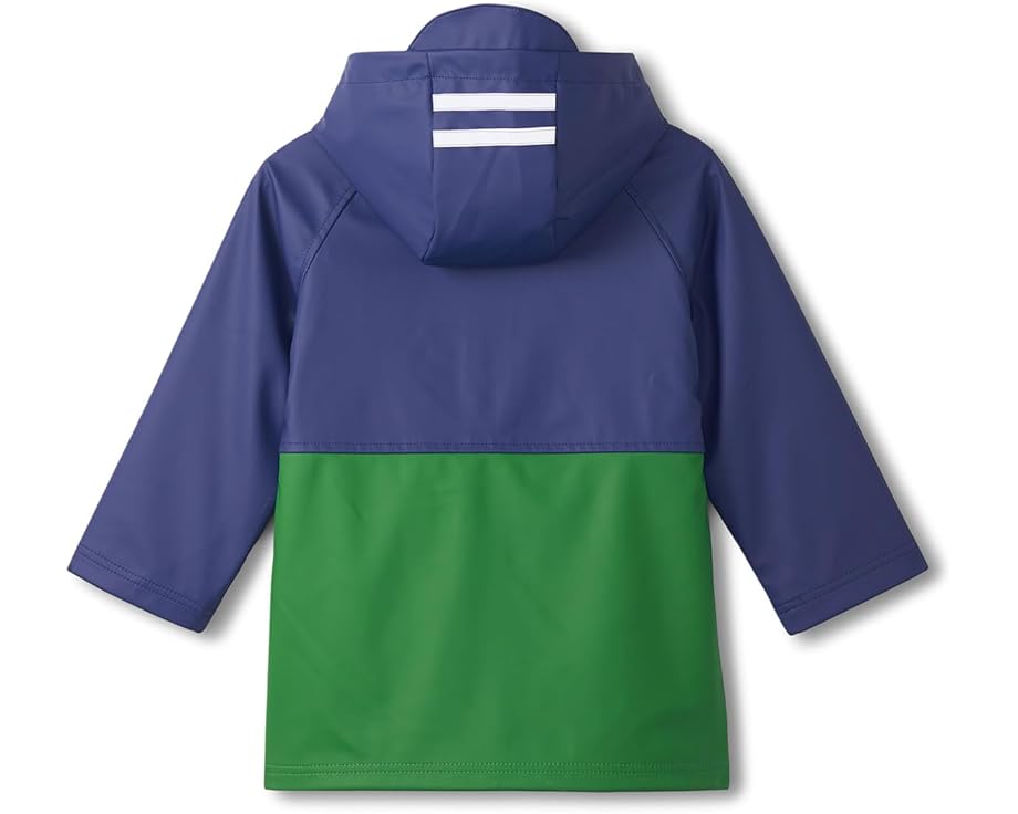 Непромокаемая куртка Hatley Kids Navy and Juniper с регланными рукавами