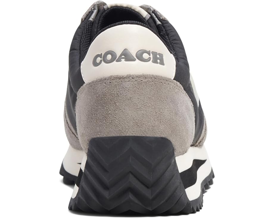 Кроссовки COACH Runner из замши и кожи