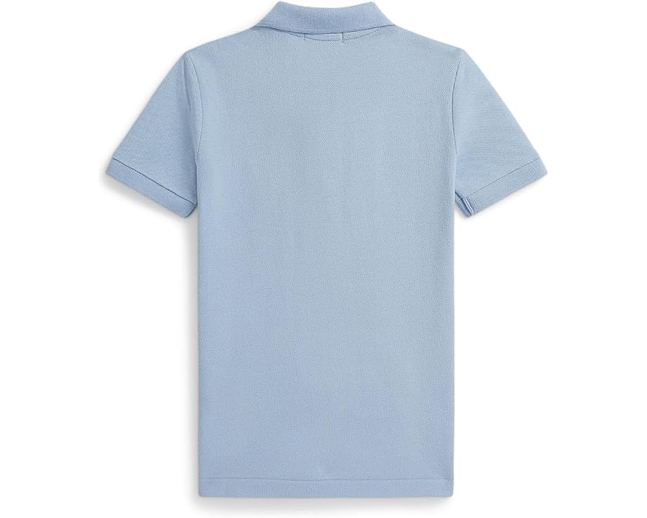 Детская поло Polo Ralph Lauren Kids The Iconic Mesh из хлопковой сетки