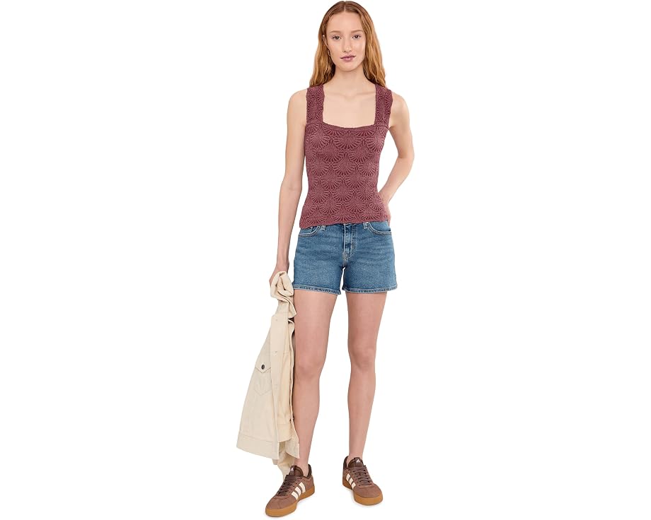 Топ Free People Love Letter Cami с цветочным жаккардом и рюшами