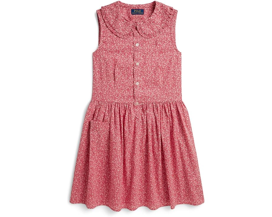 Платье-рубашка Floral Cotton Polo Ralph Lauren для детей