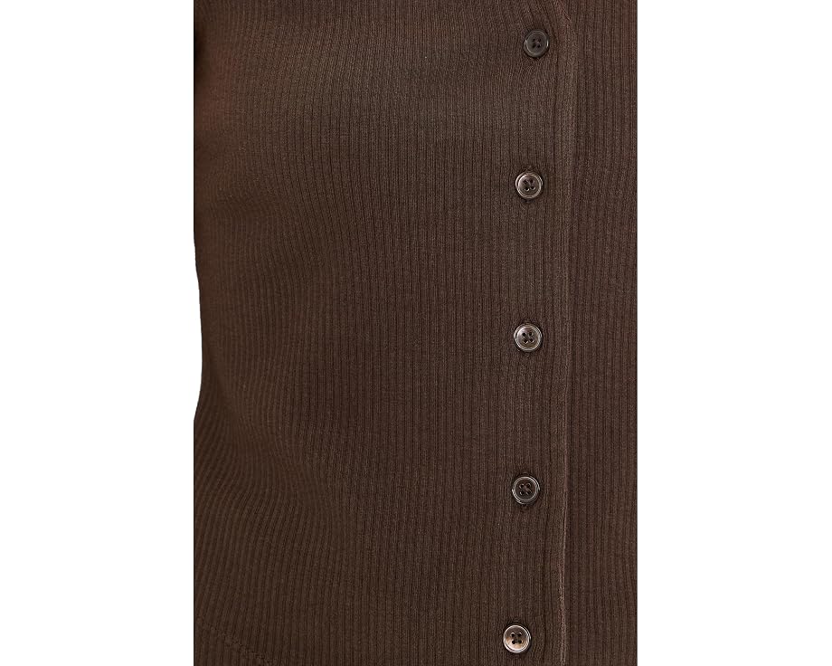 Madewell Knit Vest трикотажный жилет на пуговицах из хлопка