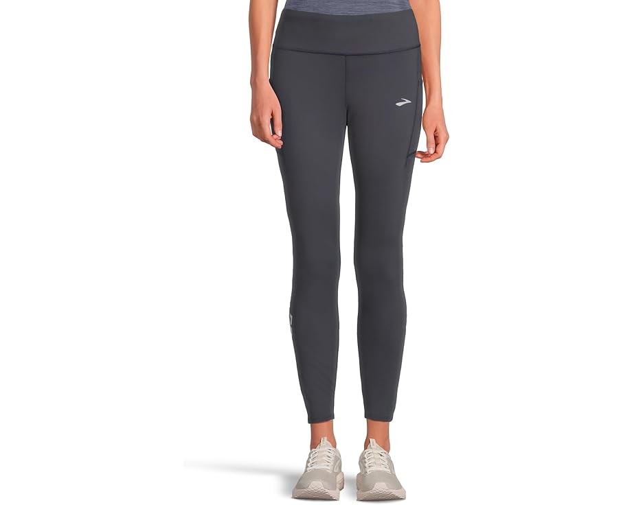 Термолеггинсы Brooks Momentum Thermal Tight 2.0 с полукомпрессионной посадкой и карманами