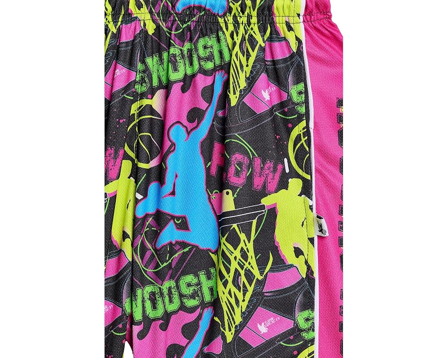 FLOW SOCIETY Flow Swoosh Neon Shorts, дышащая сетка