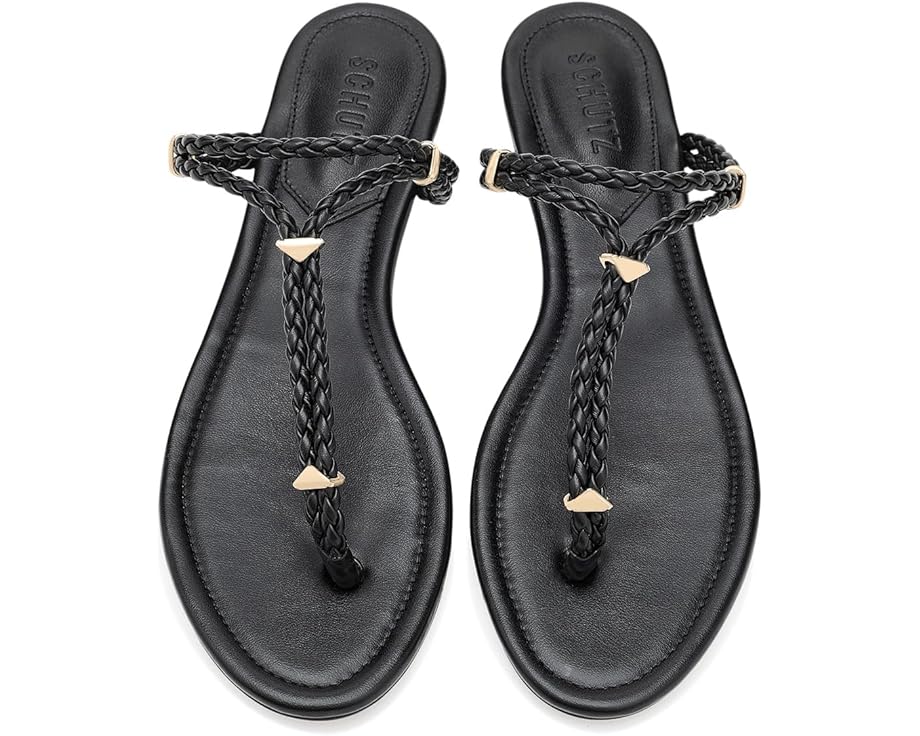 Балетки Schutz Cordelia Flat с открытым мысом и цепочкой
