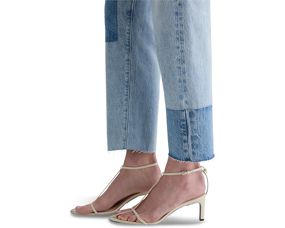 Джинсы AG Jeans Brinley с завышенной талией и прямым кроем в цвете Carpinteria