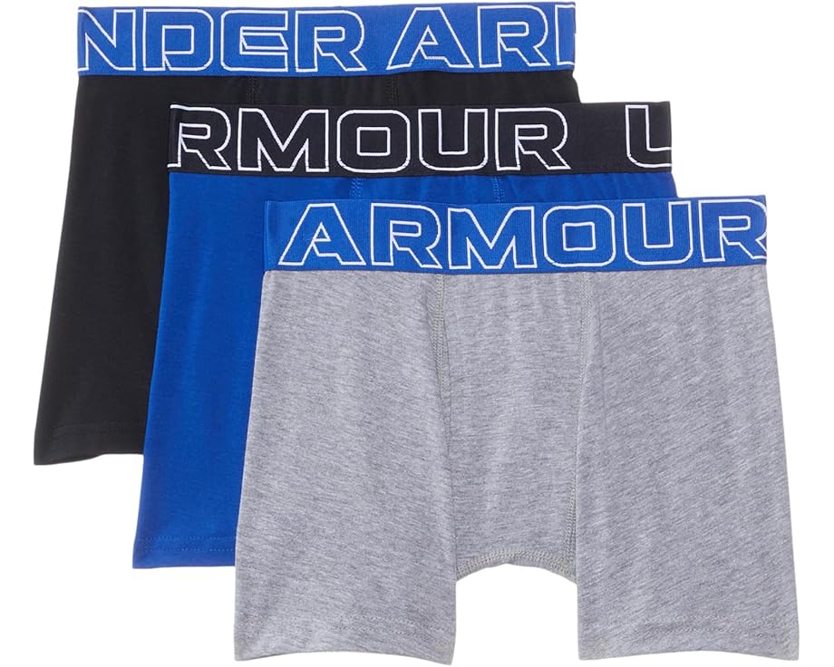 Трусы-боксеры Under Armour для подростков 3 шт с влагоотводящей тканью