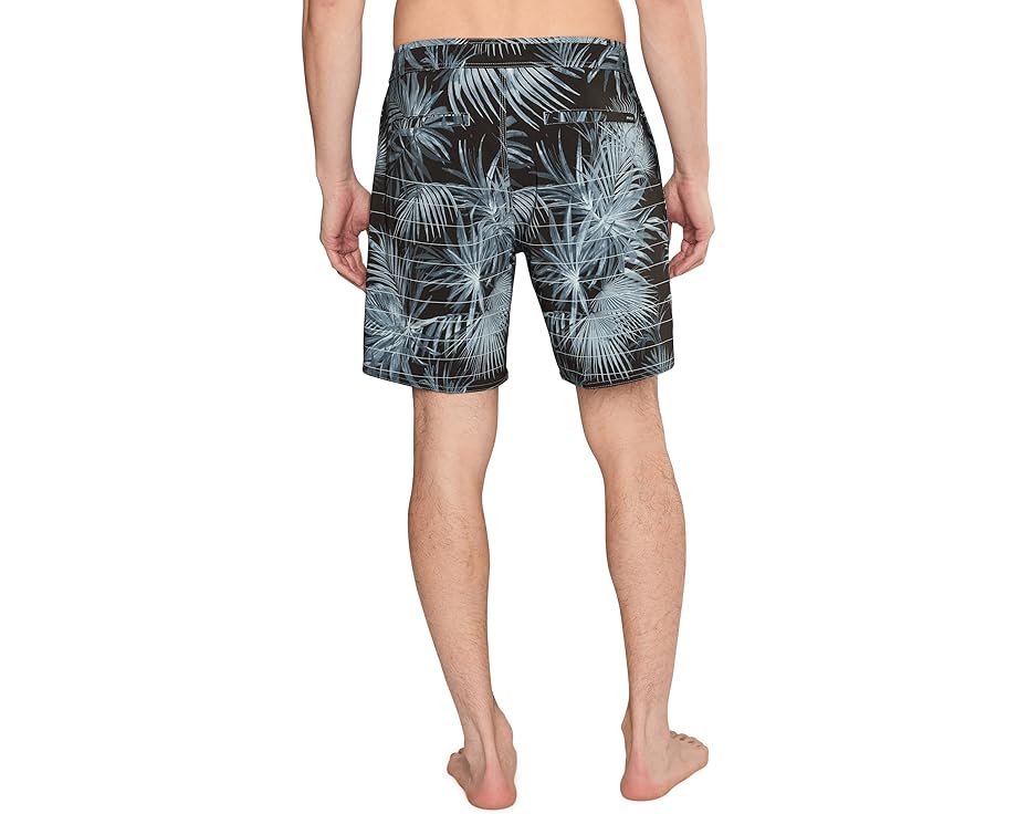 Плавки RVCA Steady Stripe Trunk с карманами на молнии и шнурке
