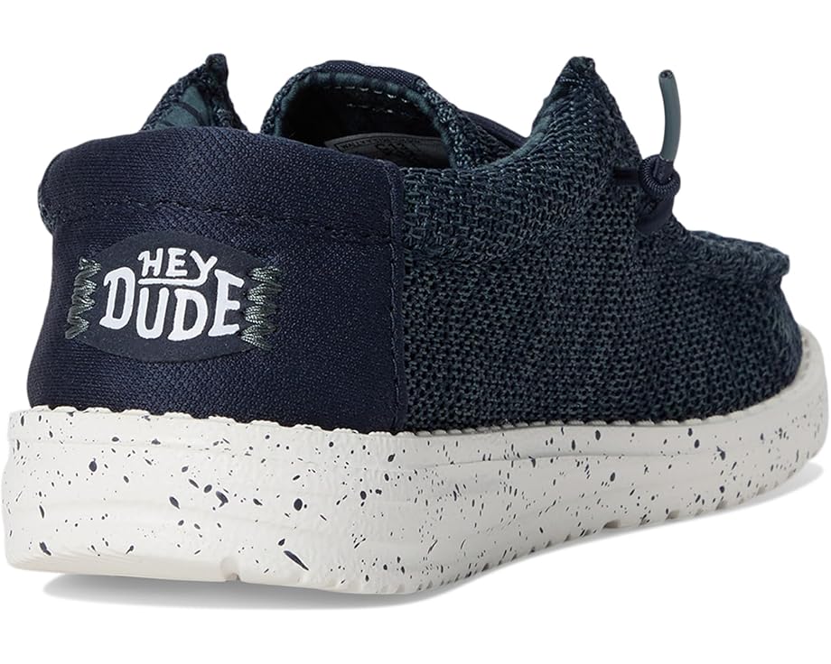Детские слипоны Hey Dude Wally Stretch Sox с технологией Flex & Fold и съемной стелькой