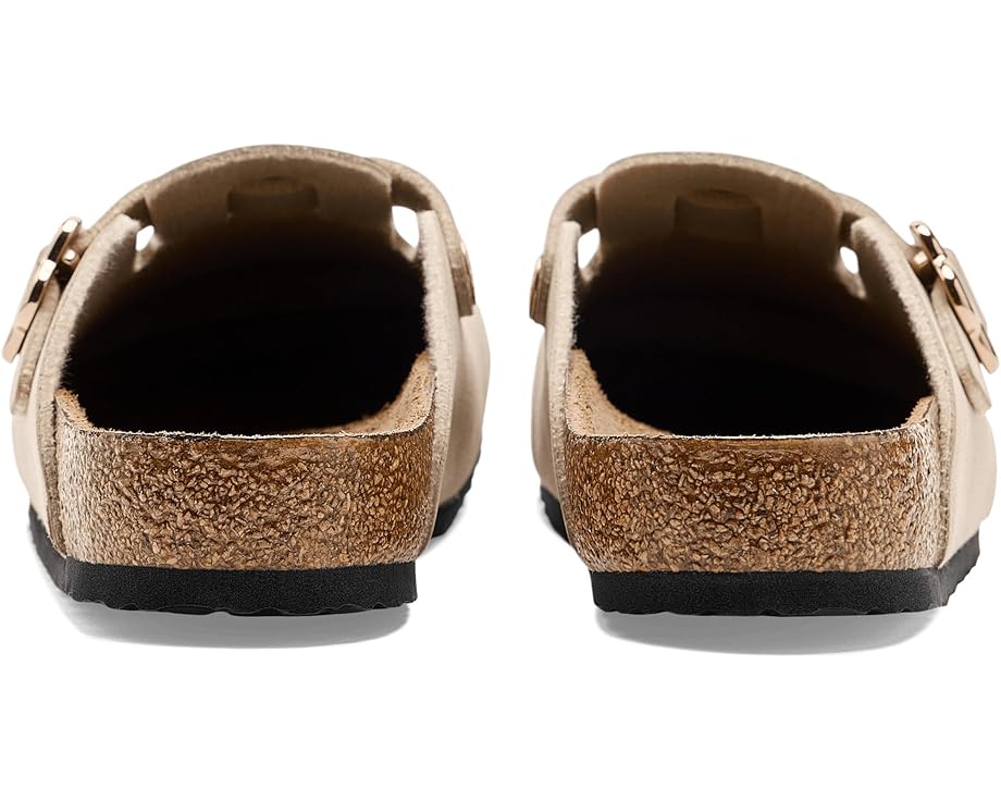 Детские сабо Birkenstock Kids Boston Flower Buckle с цветочной пряжкой и пробковой стелькой