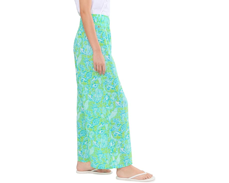 Пляжные брюки Enzo от Lilly Pulitzer с цветочным принтом