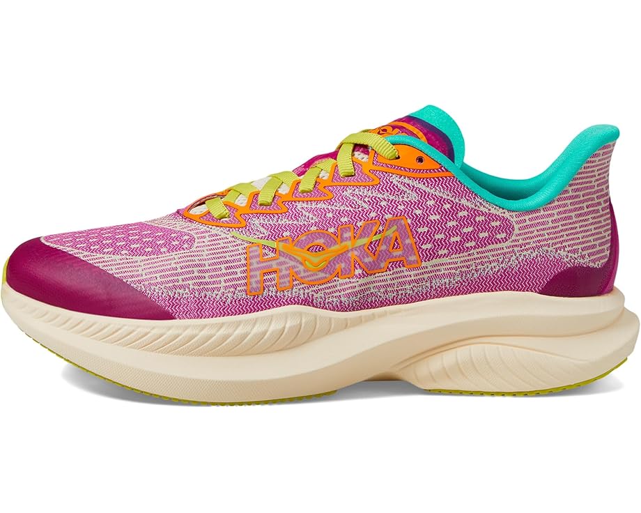 Детские кроссовки Hoka Mach 6 с текстильным верхом и промежуточной подошвой EVA