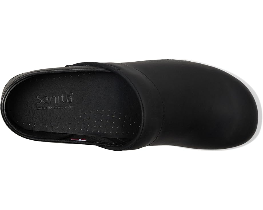 Рабочие сабо Sanita Professional из промасленной нубуковой кожи