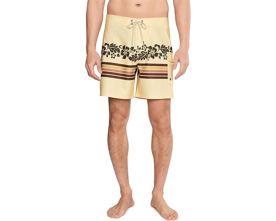 Плавки RVCA Exotica Trunk 17 с принтом