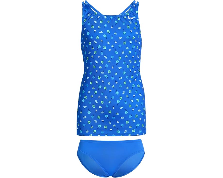 Nike Kids Комплект танкини Crafted Blooms с перекрестными лямками и сплошной подкладкой