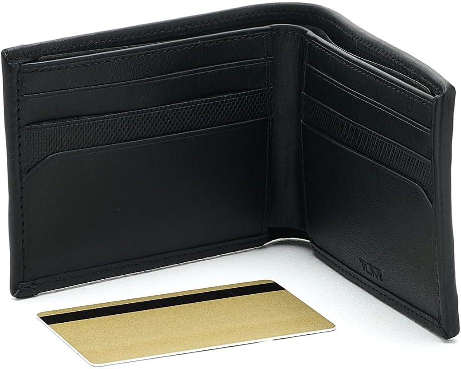Двустворчатое портмоне Tumi Double Billfold из текстурированной кожи