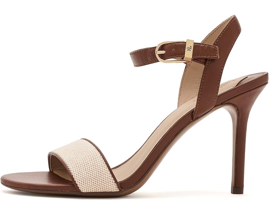 Сандалии Gwen из кожи Nappa и канваса Lauren Ralph Lauren