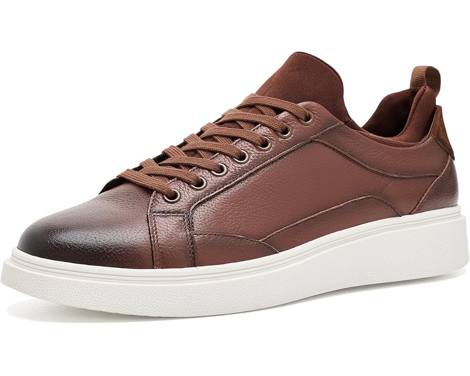 Кроссовки Steve Madden Panthr мужские на платформе из кожи цвета коньяк