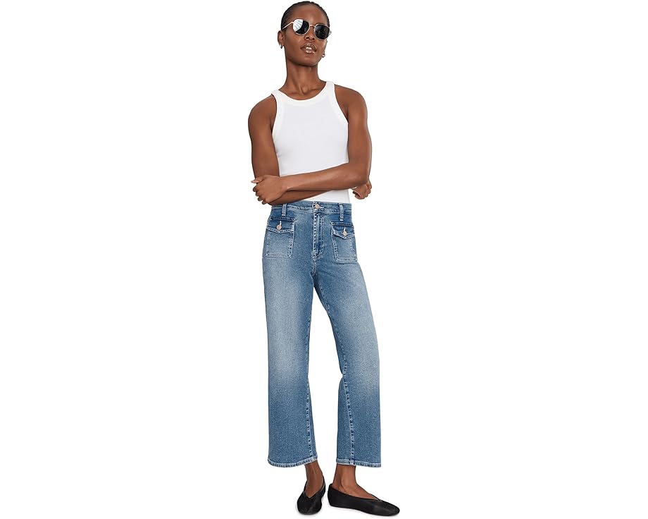 7 For All Mankind джинсы Stovepipe Straight Ankle цвета Oceanstone