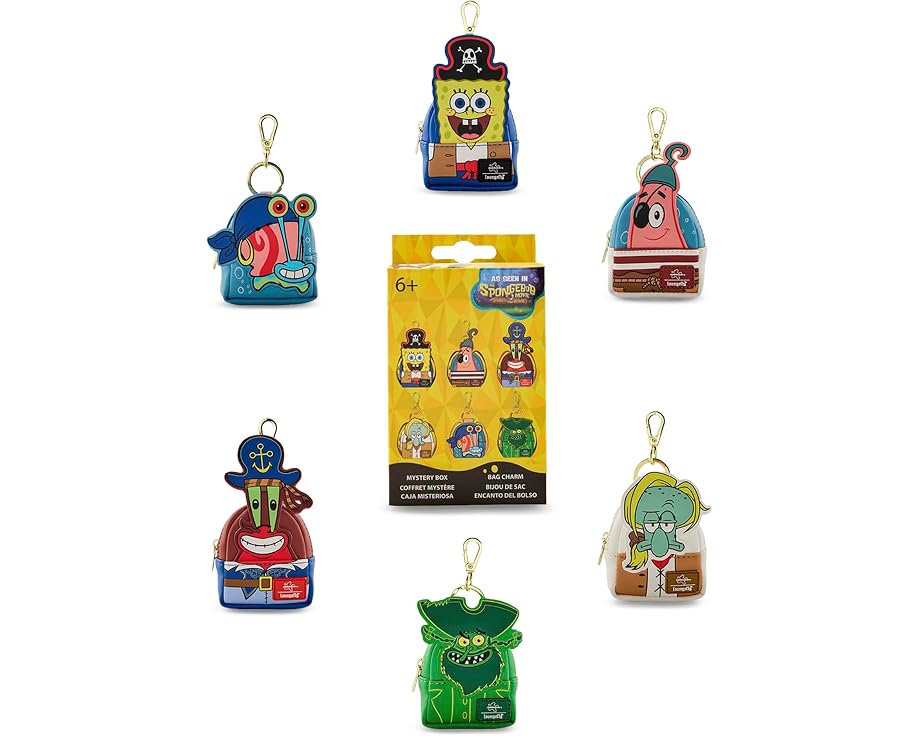 Брелок Loungefly SpongeBob Squarepants Mystery Mini Backpack
