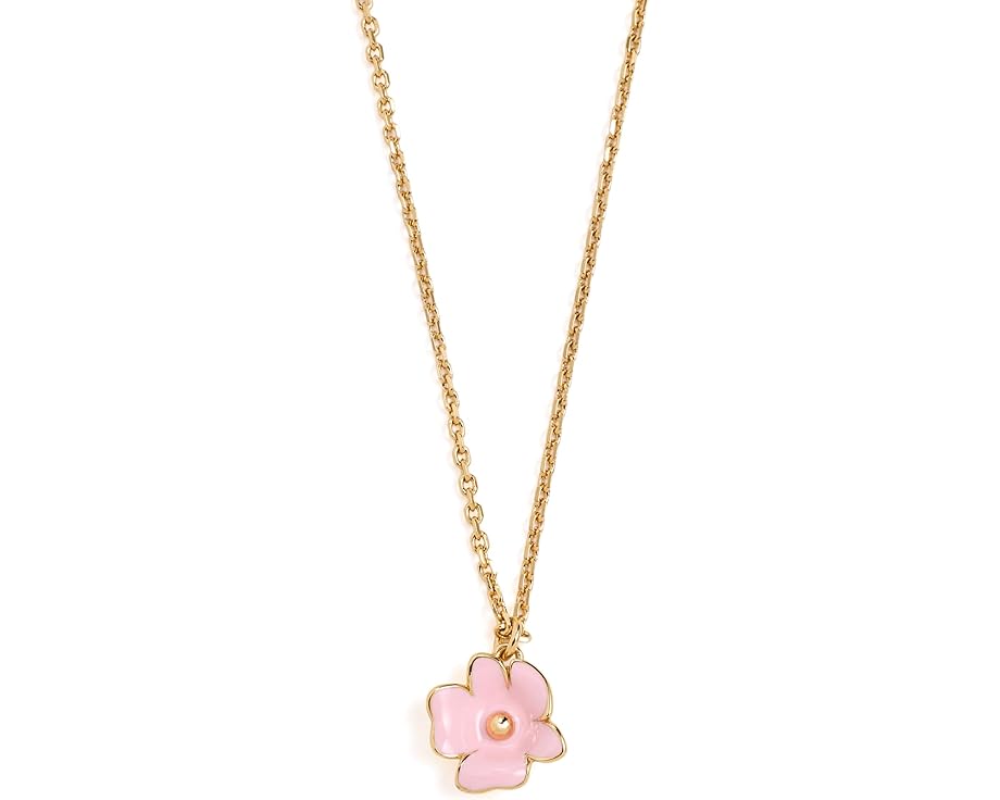 Подвеска Kate Spade New York Golden Bloom Flower из металла и перламутра