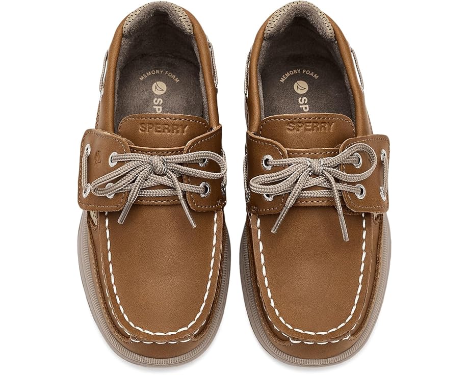 Детские мокасины Sperry Lanyard с сетчатыми вставками и застежкой на липучке