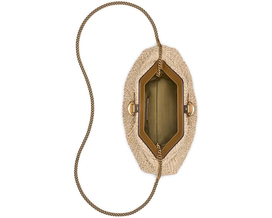 Маленький клатч Marc Jacobs The Summer Woven Glam с плетением и зажимом