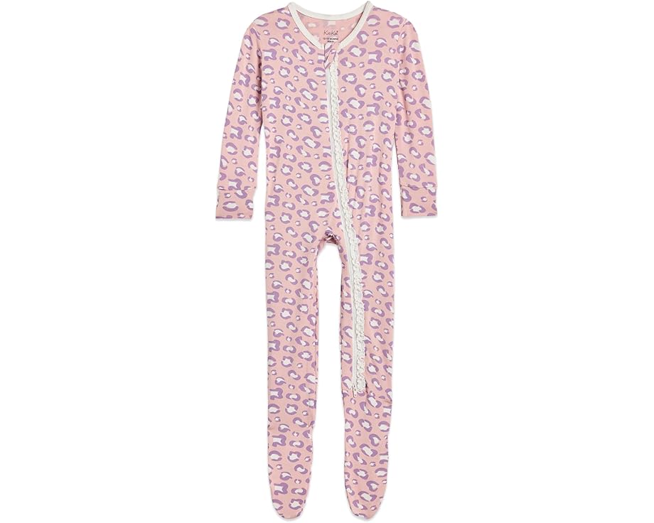 Комбинезон Kickee Pants Print Footie с двухсторонней молнией для младенцев