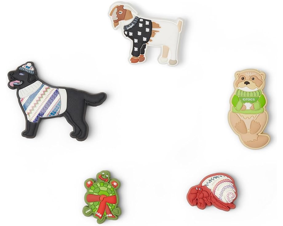Набор украшений Jibbitz Holiday Packs для обуви Crocs с разноцветными шармами