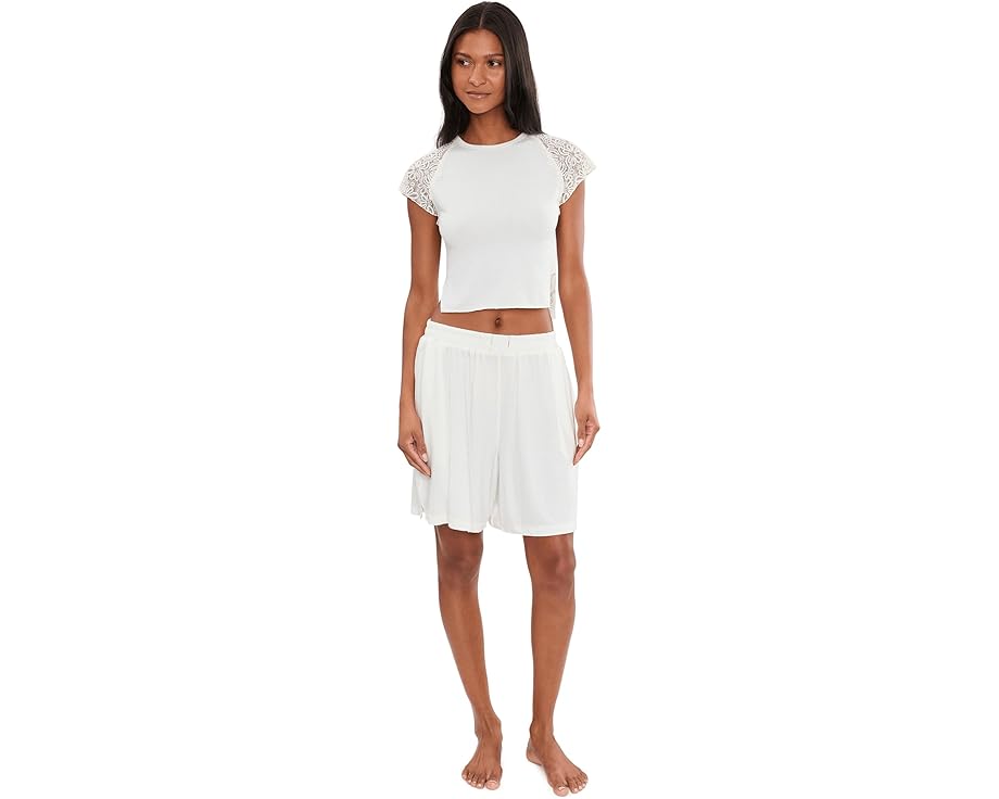 Комплект для сна Free People Soft Side из мягкого трикотажа с карманами