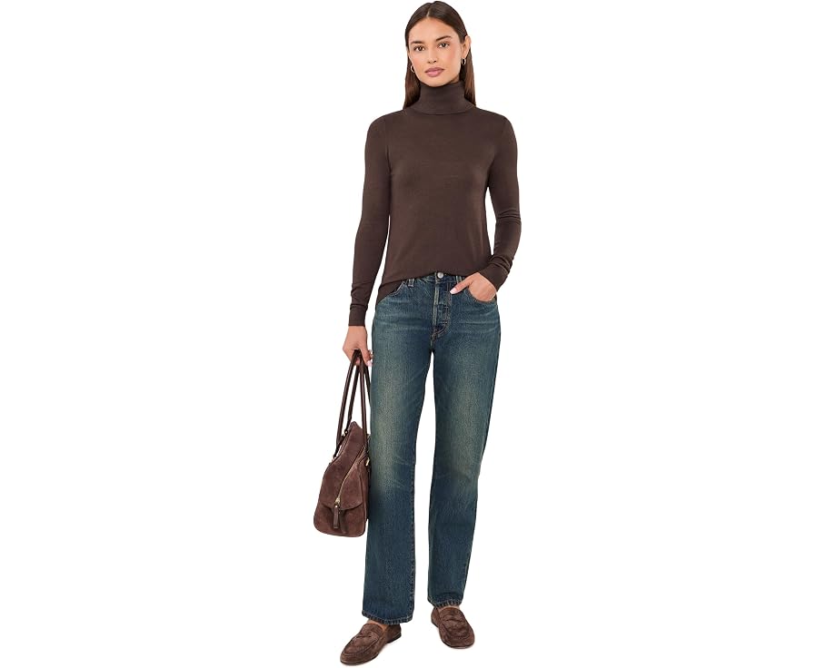 Lauren Ralph Lauren водолазка женская из мягкого хлопкового микса