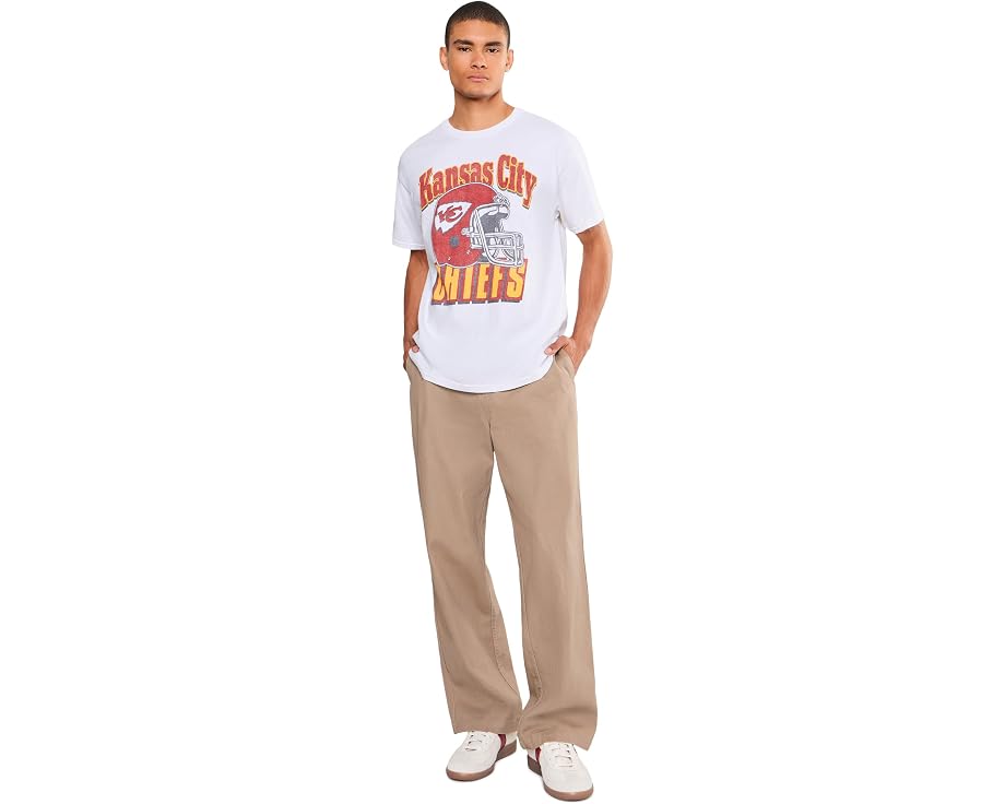 Junk Food Clothing футболка NFL Kansas City Chiefs Throwback Helmet