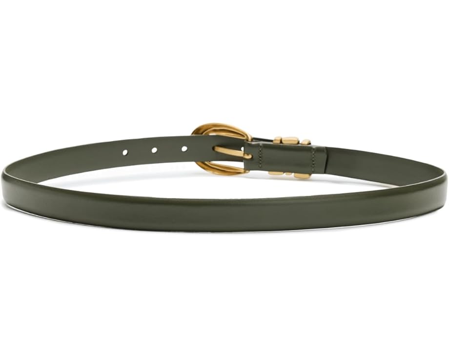 Широкий кожаный ремень Madewell Triple Metal Keeper с массивной пряжкой