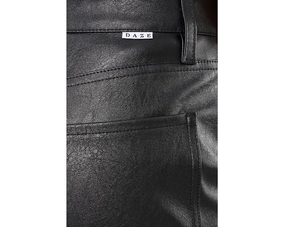 Брюки DAZE Keeper Low Rise Straight черные с прямым кроем