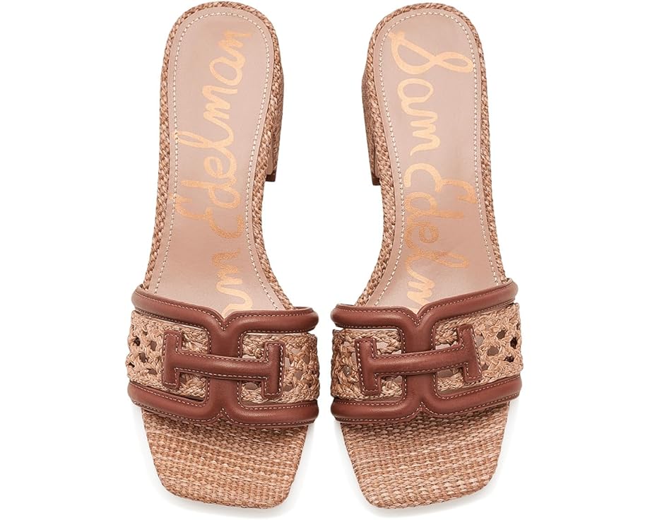Сандалии Sam Edelman Waylon Weave с плетеным узором и квадратным каблуком