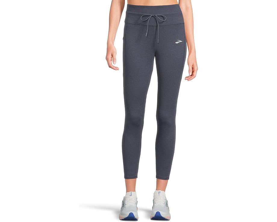 Леггинсы Brooks Luxe Tight с ультрамягкой тканью и двумя карманами на бедре